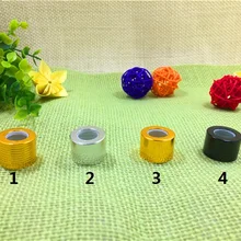50-500 шт./лот 18/410 Эфирные масла Бутылочки Cap черный/золото/серебро чехол крышка капельница металлическая нить стеклянной крышкой бутылку 5-100 мл