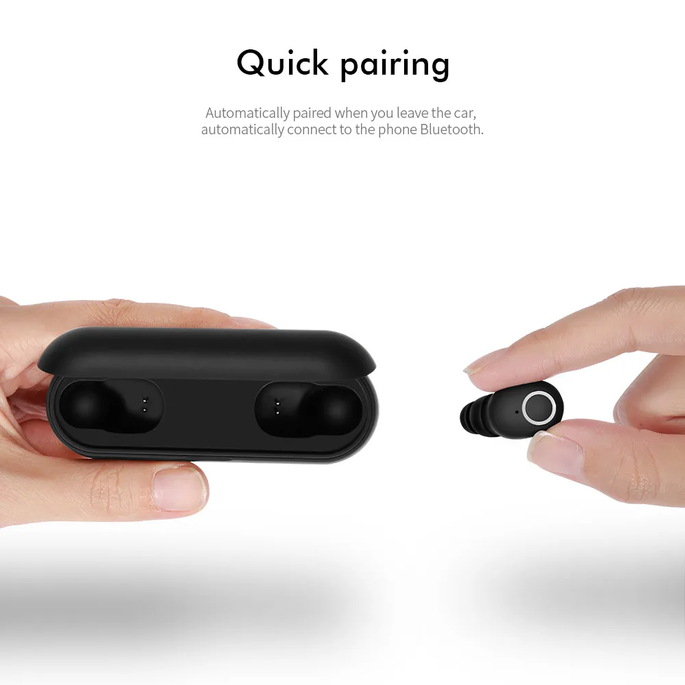 KISSCASE Wireless Bluetooth Earphone TWS 5 0 Waterproof 3D Stereo Wireless Headset For iPhone Xiaomi Earbud With Dual Microphone