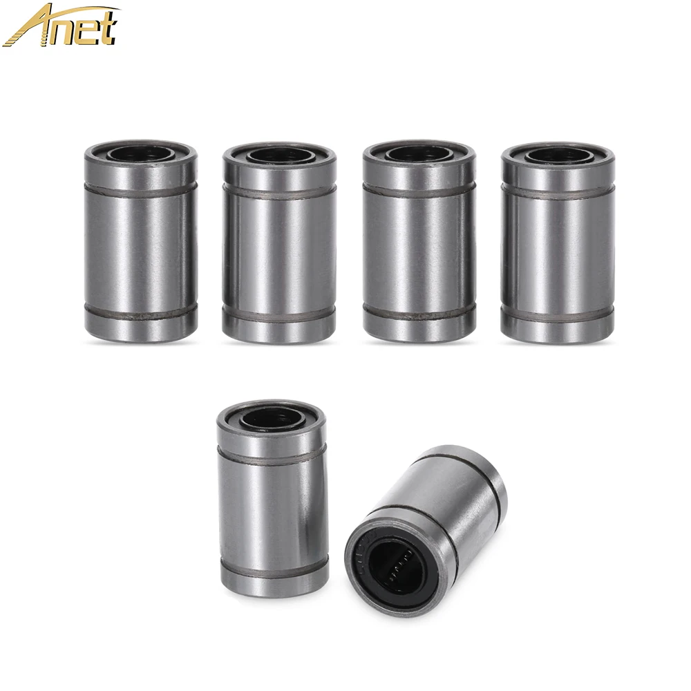

12pcs Anet 3d printer parts Linear Bearing LM8UU Linear Motion Guide Bearing LM8UU 8*15*24mm/45mm for Anet A4 A8 A6 3D Printer