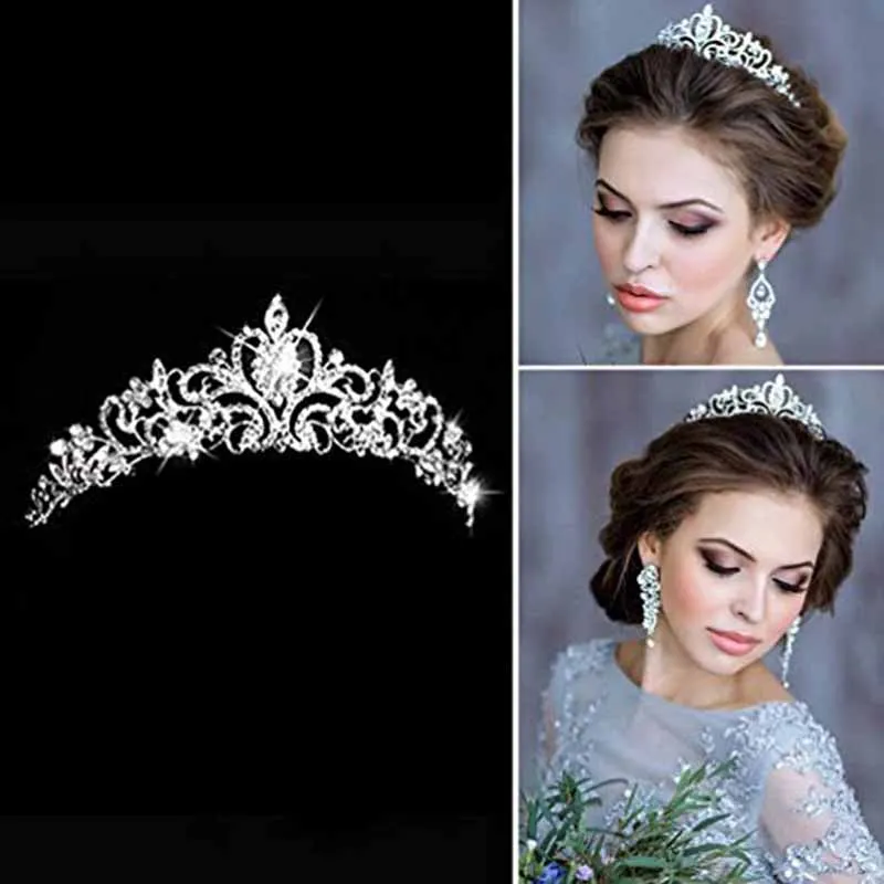 

Rhinestone Tiara Crown for Wedding Bachelorette Hen Party Bridal Shower birthday Bridesmaid team bride tribe Decoration Gift
