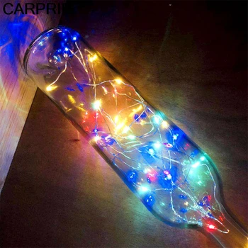 

CARPRIE 2PC 1M x10LED Solar Cork Wine LED Light Starry Light Wine Bottle Fairy Lamp For Party Decor Guirlande Lumineuse Light