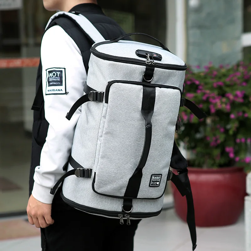 Мужской рюкзак-ведро, 40 л, большая вместительность, 15,6, сумка для ноутбука, дорожный рюкзак, сумки для Mlae, Подростковая школьная сумка для компьютера, рюкзак