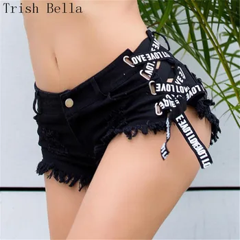 

fashion Hollow Mopo Flash UltraShort pocket Sandy beach On vacation shorts skinny jeans woman jeans femme jean vaqueros mujer