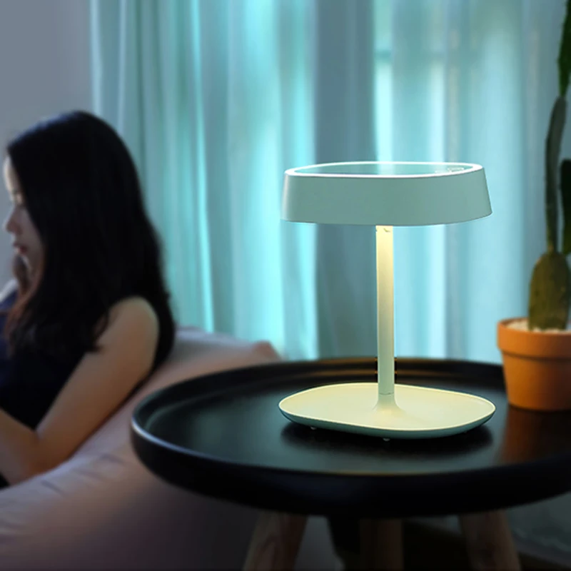 Портативная Косметическая зеркальная лампа, регулируемая USB лампа, светодиодный прикроватный светильник, зарядка, теплые подарки для девочек