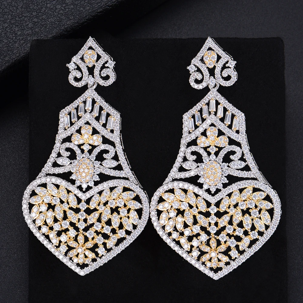 

missvikki Bridal Wedding Engagement Jewelry Pendant Earrings Women Girl Lover Anniversary Birthday Festival Accessories Gift