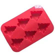 TPFOCUS 6 полости в форме рождественской ёлки силиконовые формы для выпечки торта приспособление для украшения долговечные практичные гигиенические здоровые