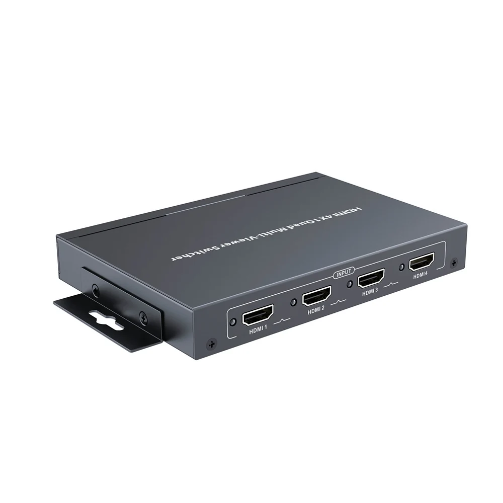 401 мс HDMI 4x1 quad multiviewer Switcher одновременно 1080 P 60 Гц HDMI Quad Экран multiviewer переключатель бесшовные настенный