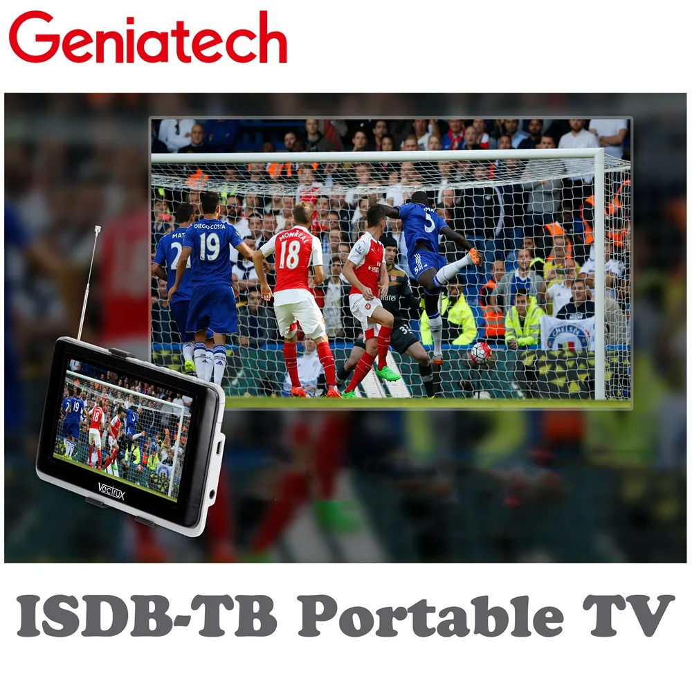 Geniatech Voctrux ISDB TB 4 3 Портативный ТВ цифровой плеер для Бразилии Аргентины Перу Чили