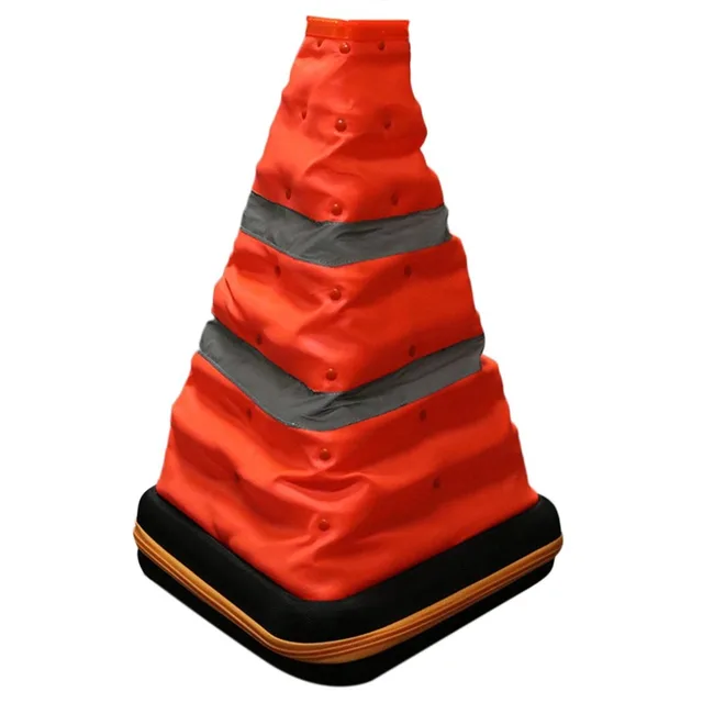 new foldable triangle emergency warning road flasher warning