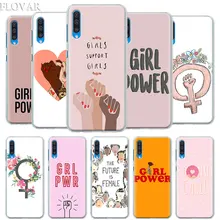 Эстетика Минимальный «Girl power» и женских чехол для samsung Galaxy A30 A40 A50 A70 A6 A8 плюс A7 A9 M30 Футляр для телефона