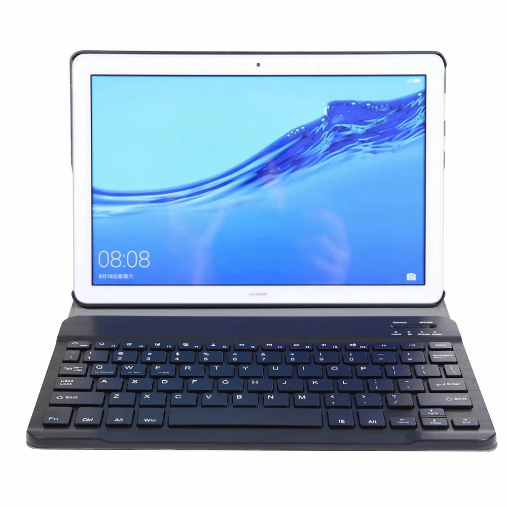 

Ultra Slim Wireless Bluetooth Keyboard Folio Stand Leather Case Cover For Huawei Honor Tablet 5 T5 10 AGS2-W09/W19/L03/L09 10.1