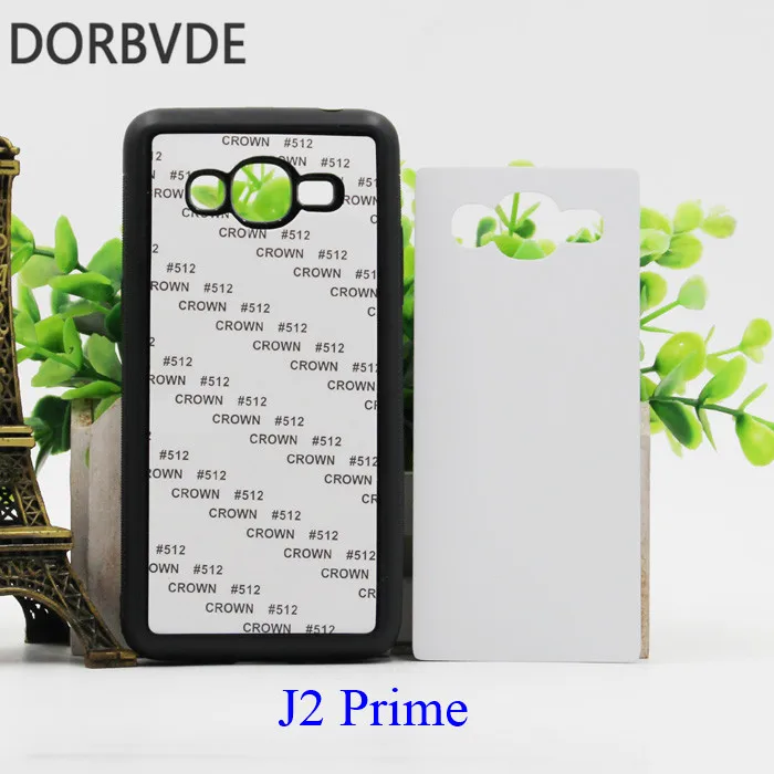 

2D Sublimation Blank TPU+PC Rubber Case for Samsung J2 Prime J2 Pro 2018 cover with Aluminum Inserts 100pcs/lot