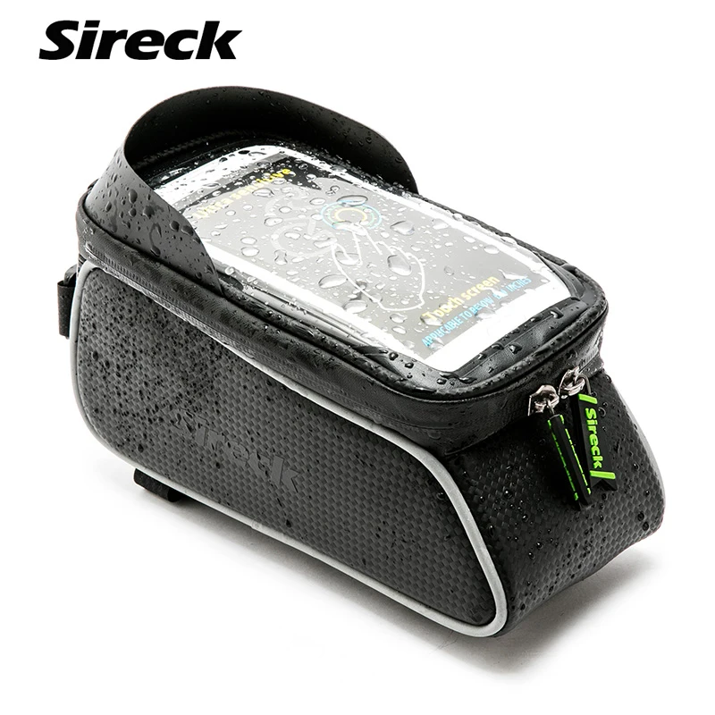  Sireck Waterproof Bicycle Mount 6" Touch Screen Handlebar Cell Phone Holder Cycling MTB Bike Frame 