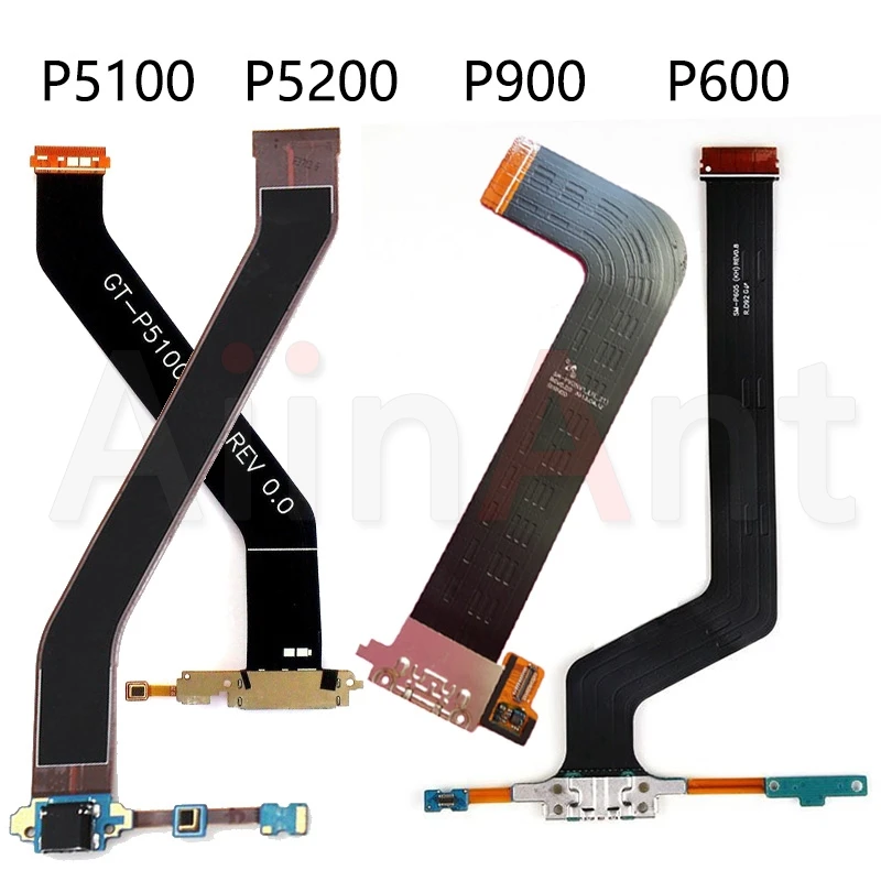 Оригинальный гибкий USB кабель AiinAnt для Samsung Galaxy Tablet Tab 2 P5100 3 P5200 P5210 Note P900 P600|p5200 p5210|flex
