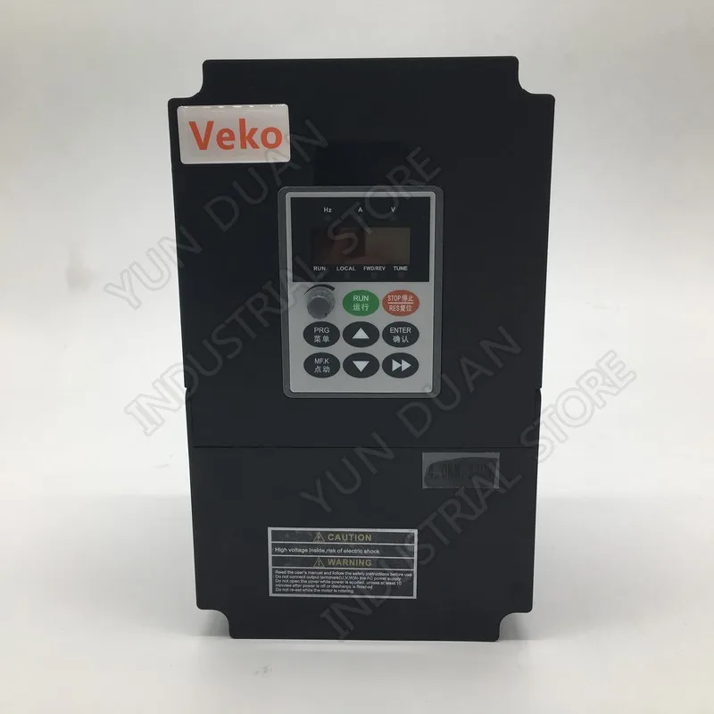 4KW 220V универсальный преобразователь частоты 17A 5HP однофазный 1PH вход 3 фазный выход