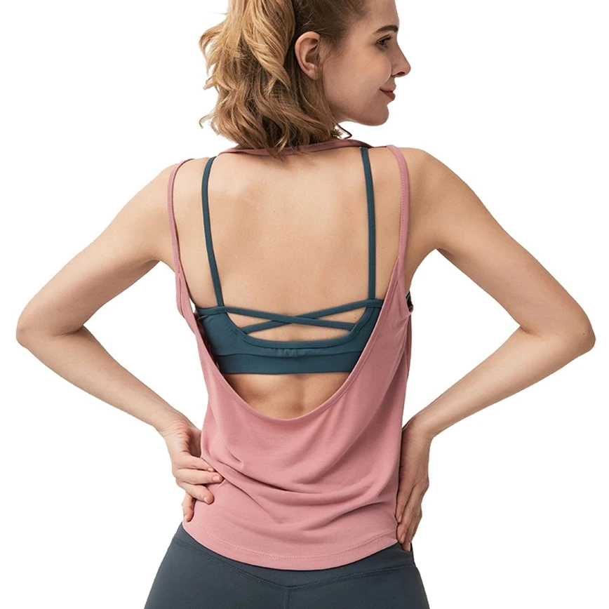 Женские ультра мягкие свободные спортивные майки Climalite Racerback для фитнеса и