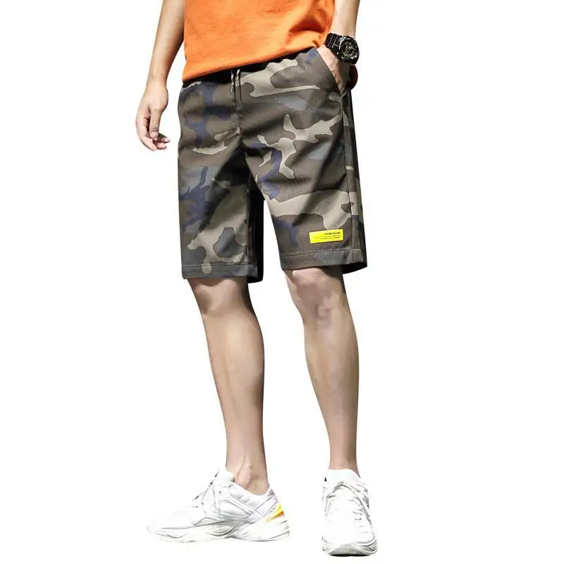 M-4XL плюс размер 3XL уличная камуфляжная шорты с эластичной резинкой на талии мужские летние повседневные шорты милитари мужские камуфляжные шорты XXXXL