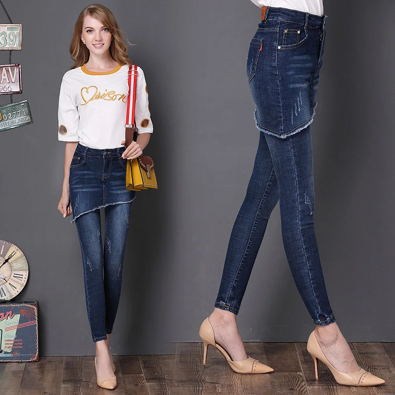 Neuer Verkauf 966 Große Größe Jeans Hosen Winter 2018 Frauen Neuer Verkauf 966 Große Größe Jeans Hosen Winter 2018 Frauen