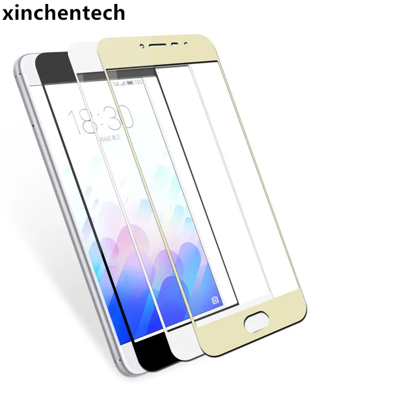 Xinchentech Full Coverage For Meizu M5S/M5S Mini Tempered Glass Film 9H UltraThin Premium Screen Protector M5S 5.2inch |