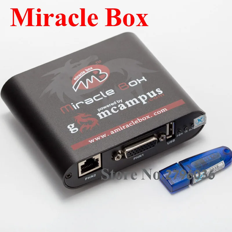 Miracle Box with Miracle Key Dongle+ UMF All Boot cable for china mobile phones Unlock Repairing unlock