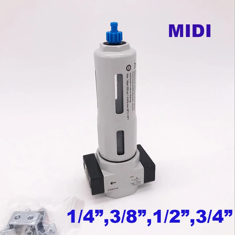 GOGO Filtro Neum tico De Agua Y Aire Drenaje Manual 1 4 3 8 1 2 3 4 BSP MIDI Tipo 