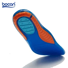 Bocan Gel plantillas para Los Zapatos Deportivos Hombres/Mujeres Absorción Del Sudor Absorción de Choque Elástico pad Proteger zapato Del cuidado de Pie plantillas