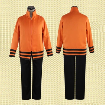 

Adult Halloween costumes Uzumaki Naruto cosplay costume for men anime clothes jacket + pants suits 061510