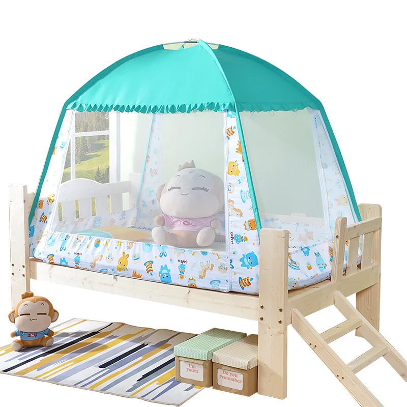 Polyester Foldable Summer Baby Crib Mosquito Net Kids Bedding Anti-Mosquito Cover Children's Outdoor Play Tent | Мать и ребенок