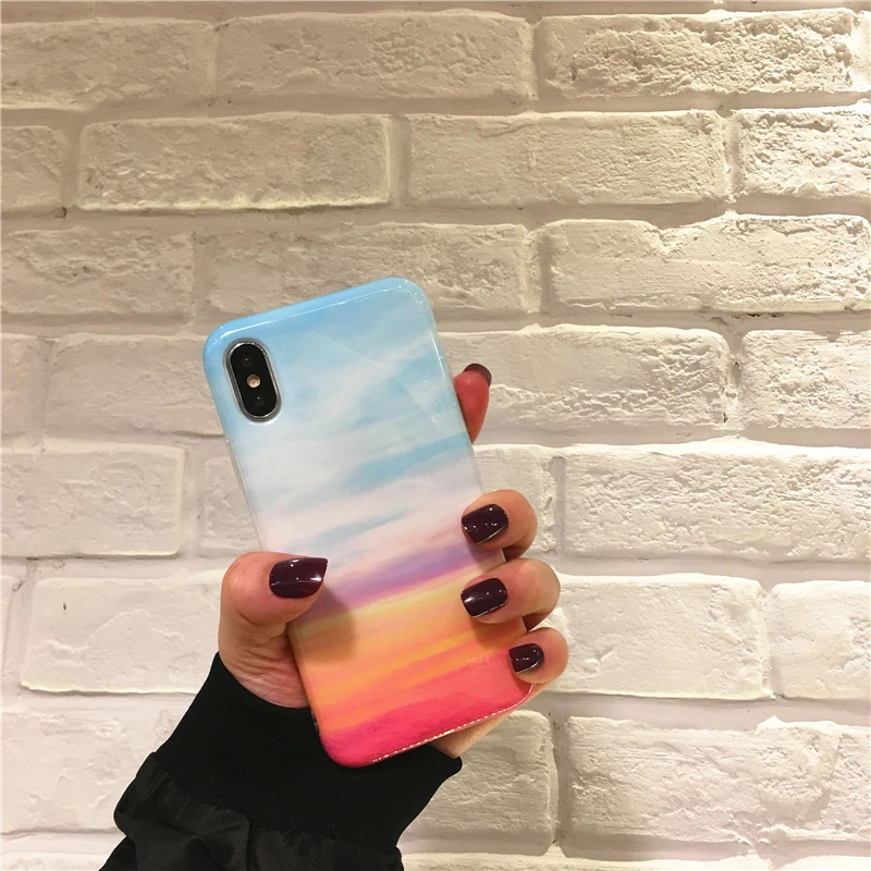Роскошный Мраморный чехол для телефона iPhone 7 XR 6 6S 8 Plus 11 Pro XS MAX оболочка Чехлы