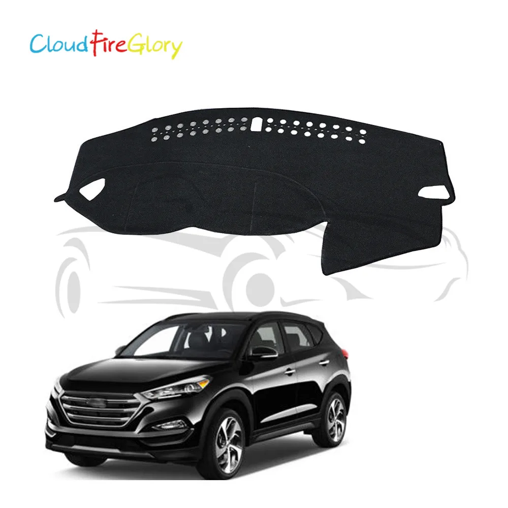 CloudFireGlory для hyundai Tucson- интерьер Авто приборной панели крышки Dashmat Даш Мат Pad козырек от солнца крышка приборной доске ковер