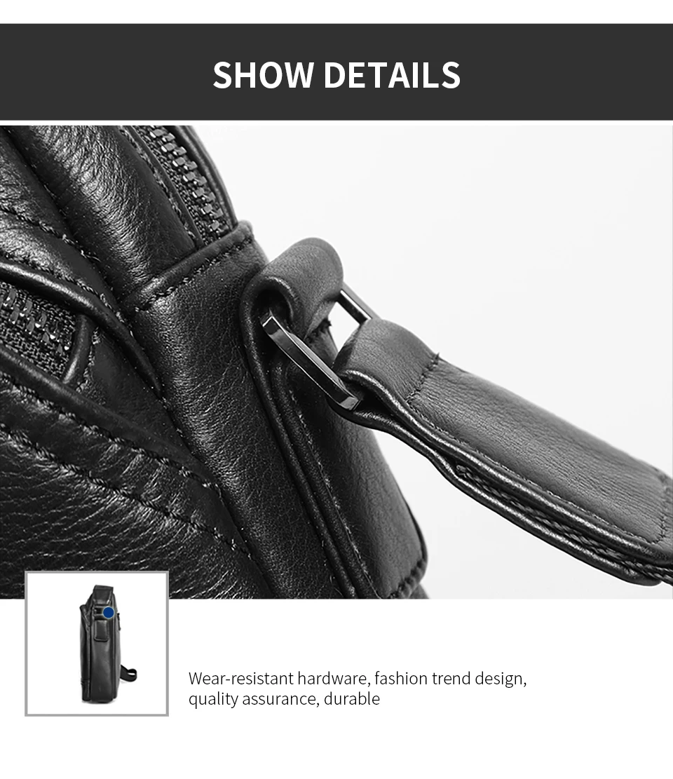 Cobbler Legend Genuine Leather Bag High Quality Shoulder Handbag Crossbody Bags for Men Messenger Black Luxury Brand Sling Bag