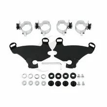 39mm Gauntlet Fairing Black Trigger Lock Mount Kit For Harley Sportster 883 1200 88-UP FXDF цена 39mm Gauntlet Fairing Black Trigger Lock Mount Kit For Harley Sportster 883 1200 88-UP FXDF цены онлайн