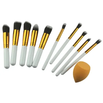 

KESMALL 12Pcs Makeup Tools Set Fashion Pincel Maquiagem Multifunctional Make Up Brushes With Colorful Cosmetic Puff Kit CO431P
