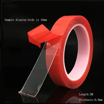 

Car Accessories Double-Sided Tape Sticky Sticker For Toyota Corolla Avensis Yaris Rav4 Auris Hilux Prius Prado Camry Celica Reiz