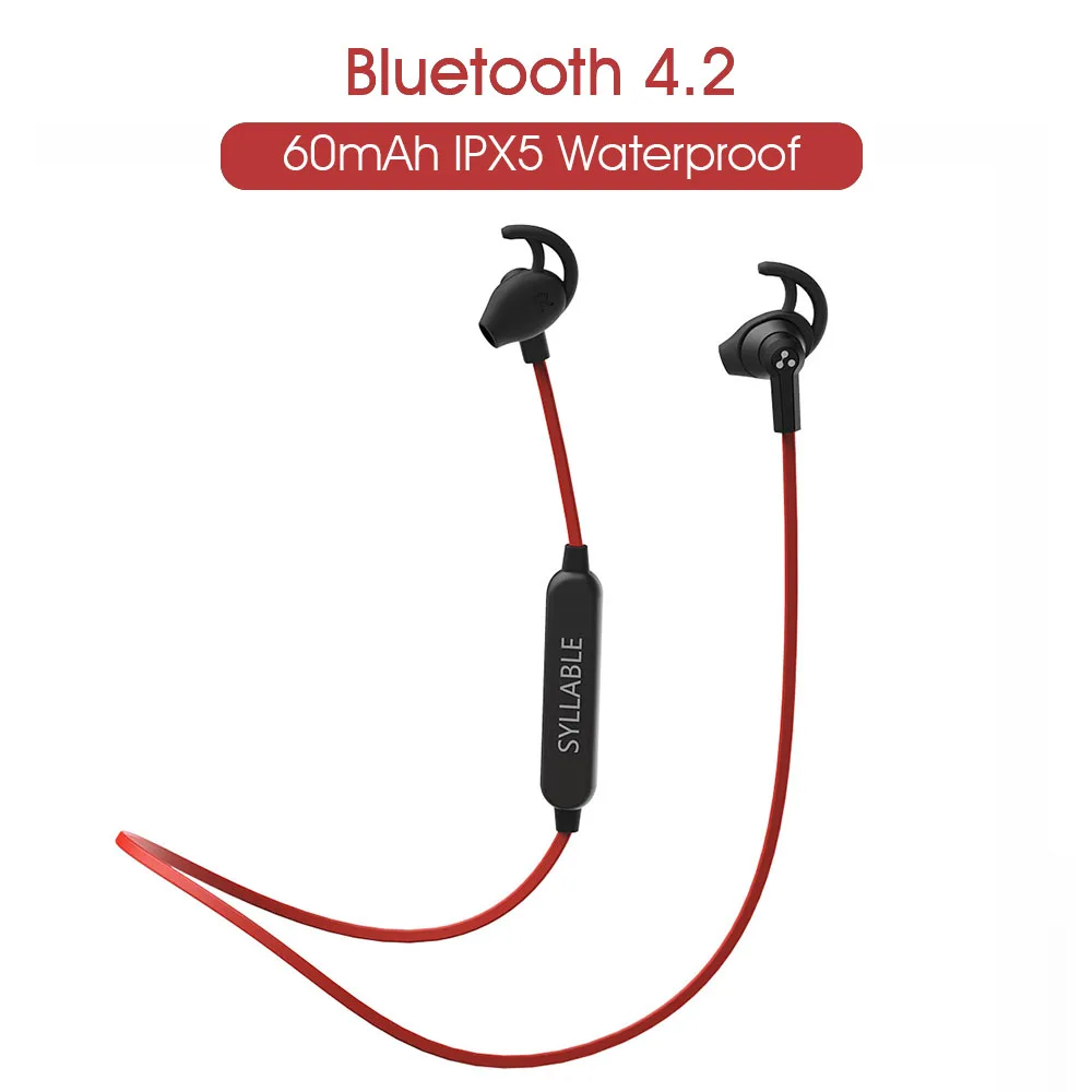 Слог SF801 Bluetooth V4.2 наушники Спортивная Беспроводная гарнитура стерео для телефона Android IOS слог SF801 с микрофоном