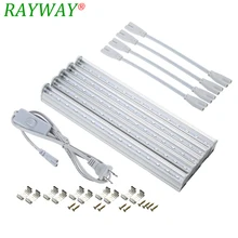 Светодиодный светильник для выращивания Т5, 5730, фитолампы для выращивания растений, комнатных цветов, овощей, аквариума, гидропонная система, теплица