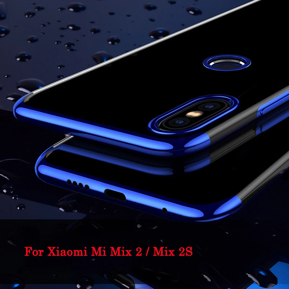 Cover For Xiaomi MI Mix 2S Case Soft Laser Plating Transparent Xiomi Mi Redmi 5 Plus A1 Mix2 MiA1 6 |