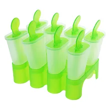 COFA 8 Cell Замороженные Мороженое Поп Плесень Popsicle Чайник Lolly Плесень Лоток Пан Кухня DIY