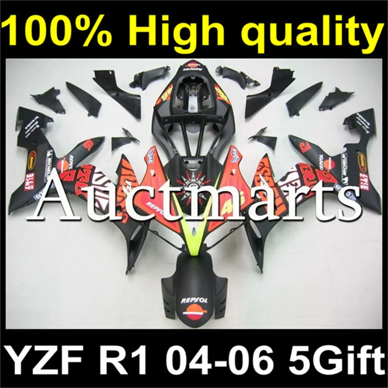 

Complete Plastic Body Fairing Kit Set For YAMAHA YZF R1 2004 2005 2006 04 05 06 Fairing Y04-062200