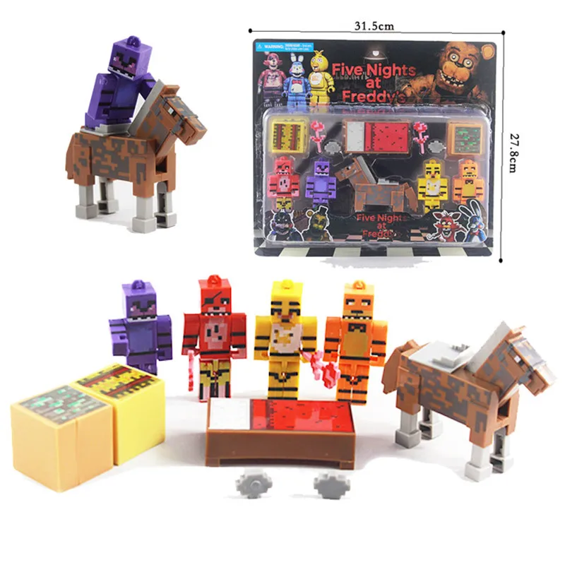 

New Five Nights At Freddy's Action Figure Toys FNAF Bonnie Foxy Freddy Dolls Figure Toys Children Gift
