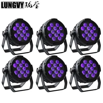 

Free Shipping 6pcs/lot IP65 Bright 12x18w 6in1 RGBWA UV Waterproof Led Par Light Outdoor Event Shows Bar Use