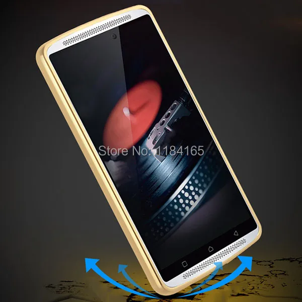 LEN-1415_2_Luxury Ultra Light Metal Case with Aluminum Alloy Frame Mirror Back Cover Durable Shell for Lenovo X3 Lite K4 Note A7010