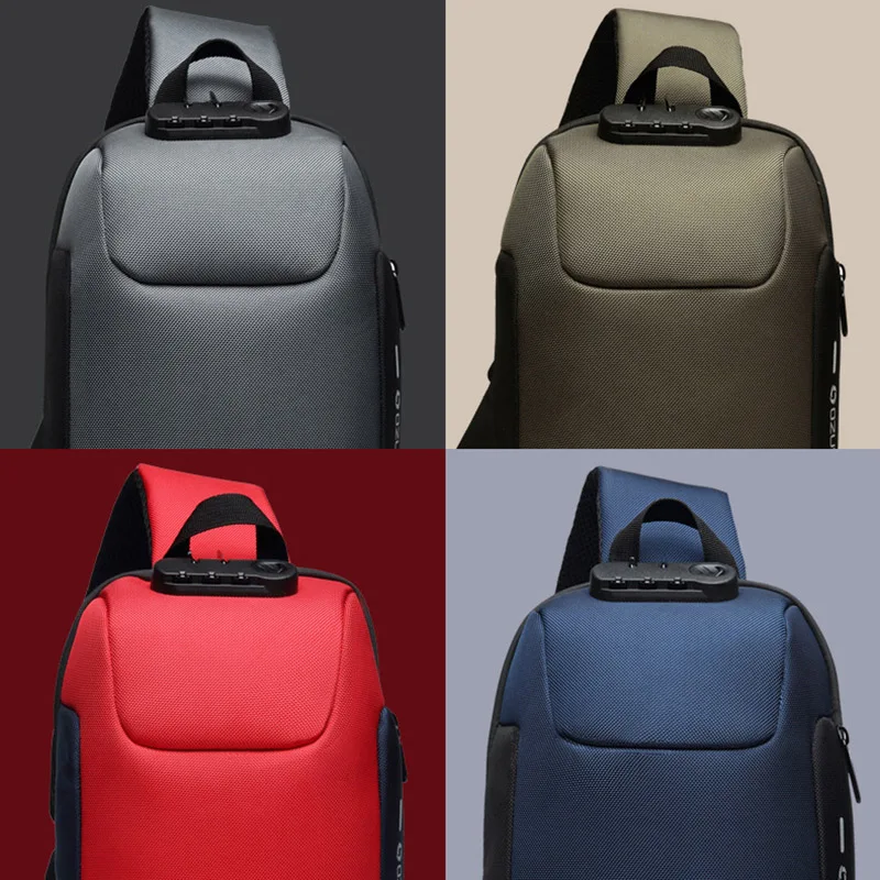 

2019 New Arrival Anti-theft Backpack With 3-Digit Lock Shoulder Bag Waterproof for Mobile Phone Travel