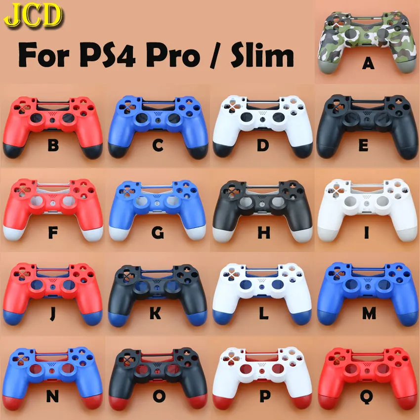 

JCD Plastic Handle shell Case Cover For PS4 Pro Slim Controller JDS-040 Housing Cover Front Back Shell Case