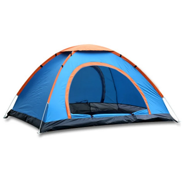 Best Price Automatic outdoor 2 people 3-4 single layer Family Camping skylight self tent