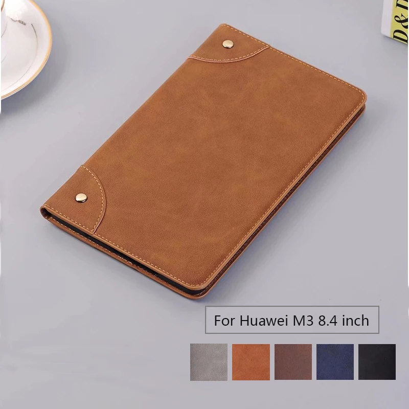 

For Huawei M3 8.4" smart case high quality Pu Leather cover For Huawei MediaPad M3 8.4" BTV-W09 BTV-DL09 Tablet stand covers