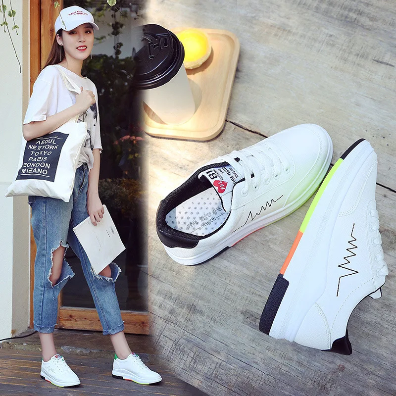 Mexemina/Новые дизайнерские белые туфли женские Сникеры на платформе tenis feminino