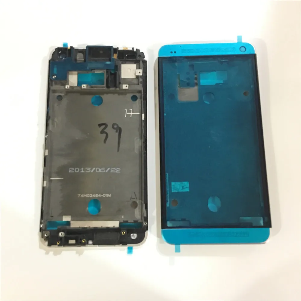 New Double Sim Card Holder Bezel Housing Chasis Frame Replacement Parts For HTC One M7 e802 Black/Silver/Red | Мобильные телефоны и
