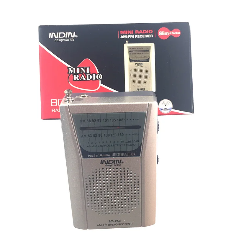 3 2017 New BCR60 Factory Selling Portable Mini Music Radio Receiver Multi Functional Radio AMFM for Old Man Digital Radio Player