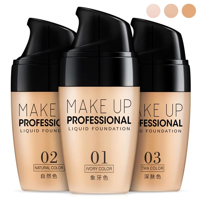 

Concealer Moisturizing Foundation Full Cover Liquid Concealer Waterproof Make Up Base Cosmetic Sunscreen Makeup Bare Whitening